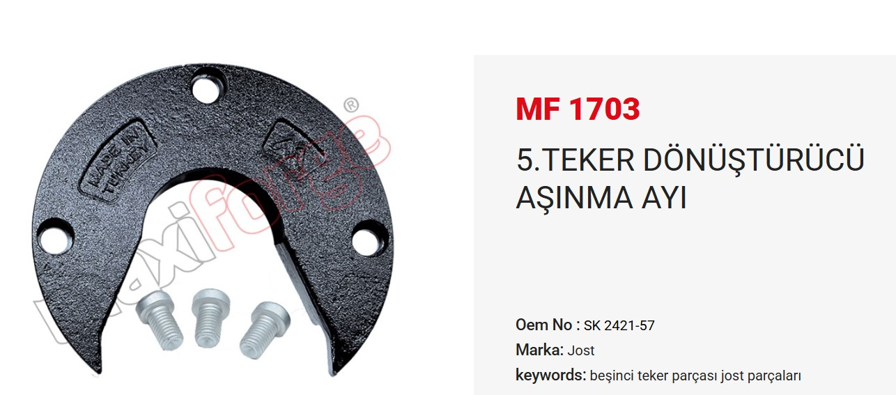 PLEYT TABLA AYI 2 '' 3 DELIK BUYUK TM TK.LI 2050gr -SK 2421-57